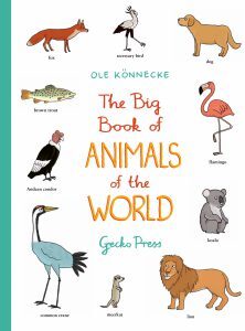 The big book of animals of the world, book about animals, Ole Konnecke, books for preschoolers