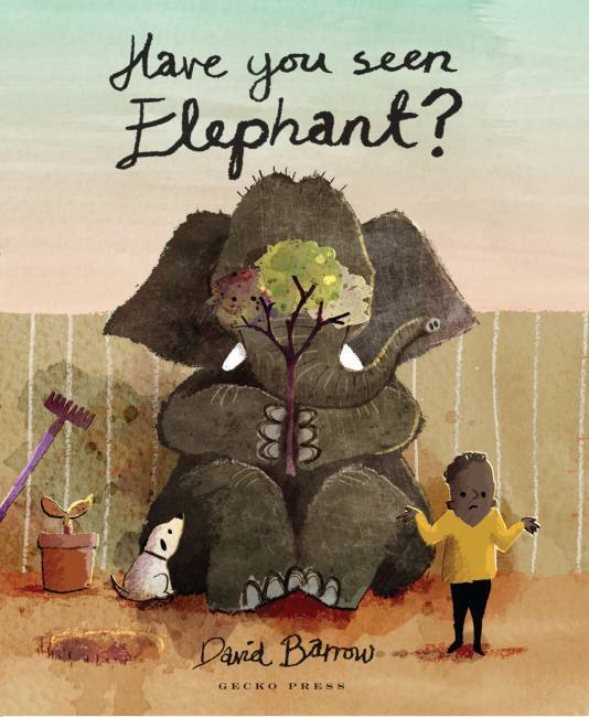 Have you seen elephant? book, David Barrow, Picture book for kids, book about playing hide and seek