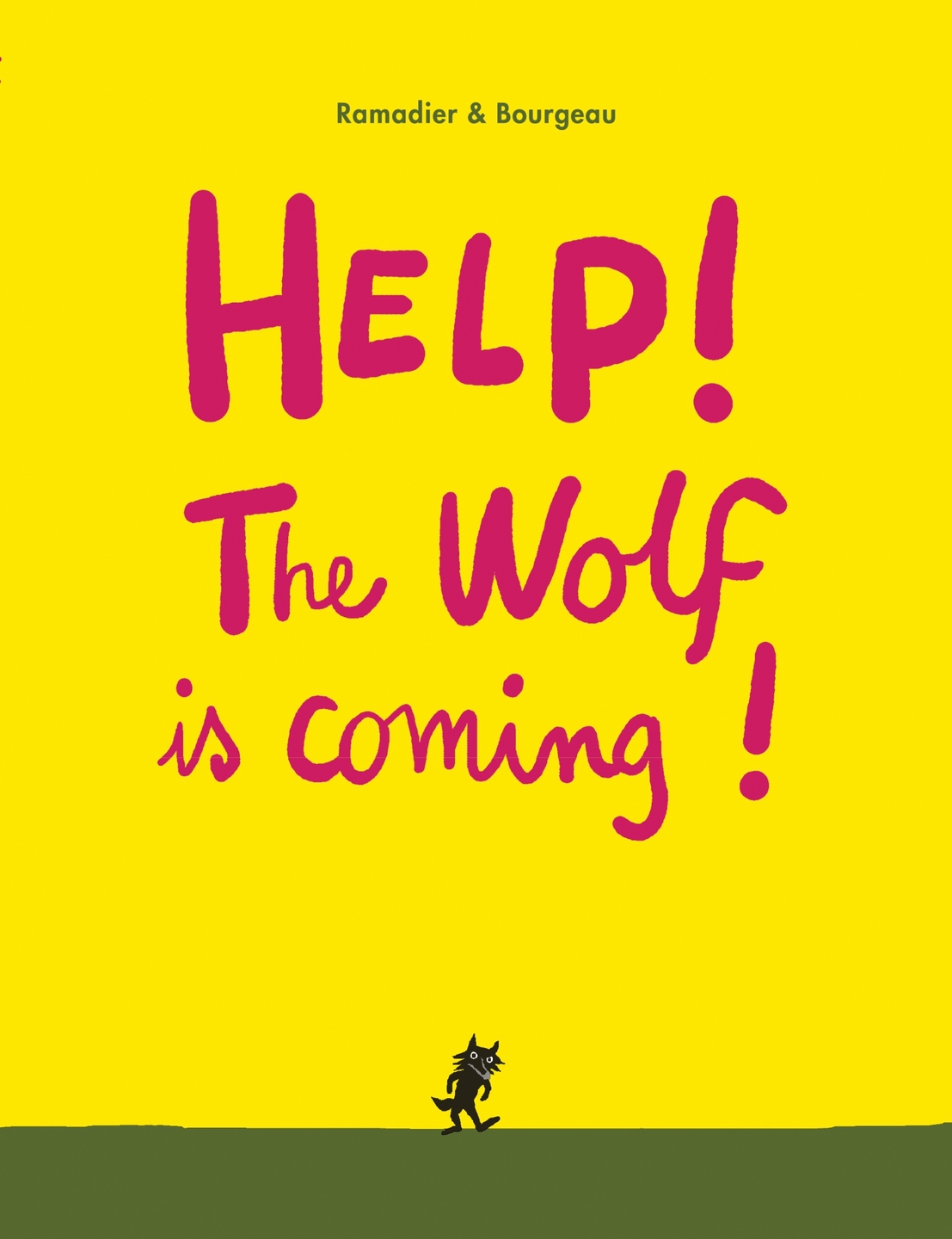 Help! the wolf is coming book, Cedric Ramadier, Vincent Bourgeau, interactive boardbook for toddlers