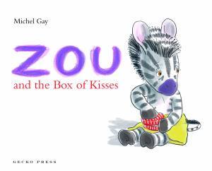 Zou and the box of kisses book, Michel Gay. book for preschoolers, book about being away from parents