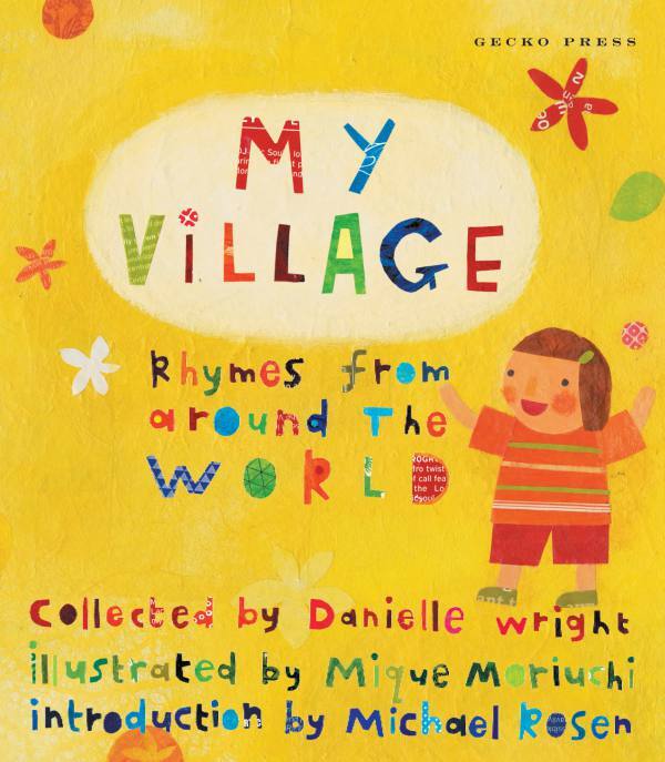My village book, Danielle Wright, children's nursery rhymes, book for preschoolers