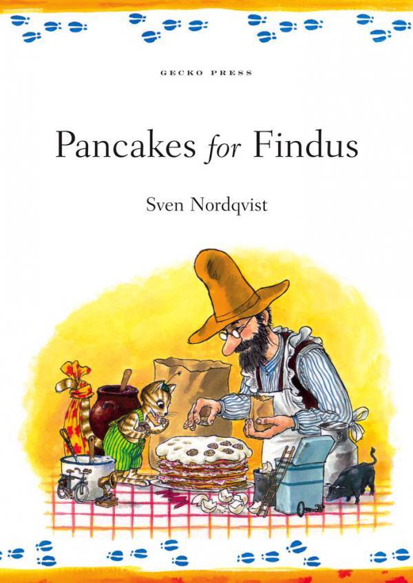 Pancakes for Findus book, Sven Nordqvist, picture book for kids