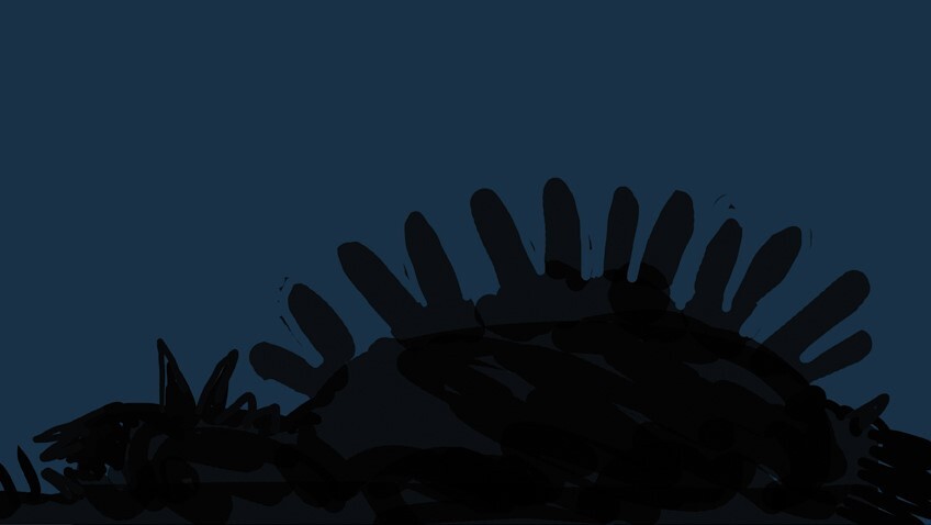 Dragon silhouette