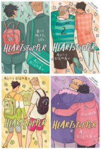 Heartstopper series covers