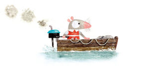 mouse on boat