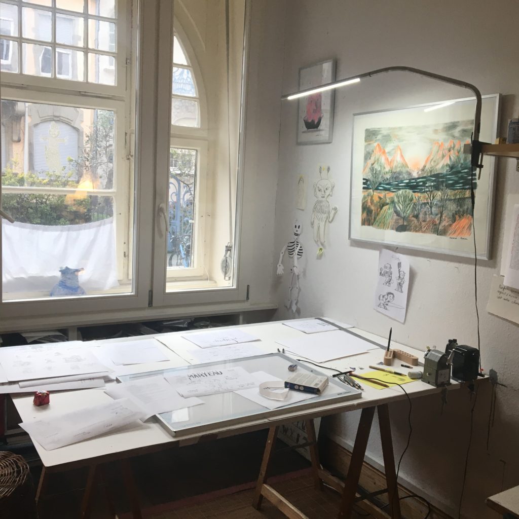 Clotilde Perrin's studio