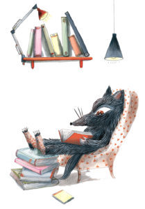 Inside the Villains wolf library (c) Clotilde Perrin